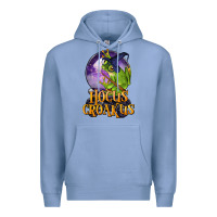 Colony Blue Hocus Croakus Frog Premium Hoodie - LillyAllenDesigns
