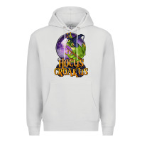 Dove Grey Hocus Croakus Frog Premium Hoodie - LillyAllenDesigns