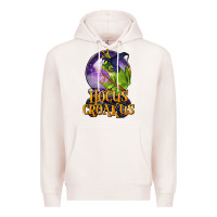 Pale Pink Hocus Croakus Frog Premium Hoodie - LillyAllenDesigns
