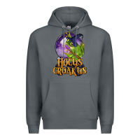 Rock Hocus Croakus Frog Premium Hoodie - LillyAllenDesigns