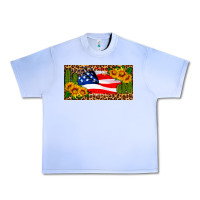 Grape Ice usa flag and cactus license plate Urban Heavy Tee - HRA Design Shop