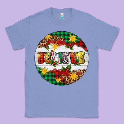 Christmas Believe Classic Tee Designed By Artiststas