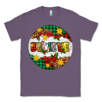 Lavender Christmas Believe Classic Tee - Artiststas