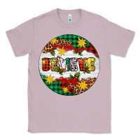 Lilac Christmas Believe Classic Tee - Artiststas