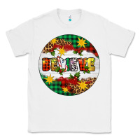 White Christmas Believe Classic Tee - Artiststas