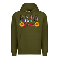Army Green papa claus Premium Hoodie - AdoDesignShop