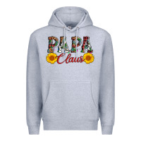 Heather Grey papa claus Premium Hoodie - AdoDesignShop