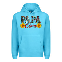 Ocean Blue papa claus Premium Hoodie - AdoDesignShop