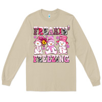 Mushroom freaking freezing with Snowmans Long Sleeve Tee - AdoDesignShop