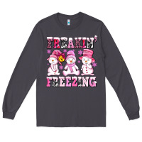 Smoke freaking freezing with Snowmans Long Sleeve Tee - AdoDesignShop