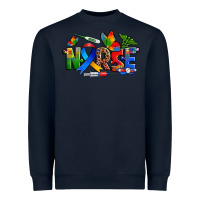 Navy autism nurse Heavyweight Sweatshirt - Zillion Design Studio