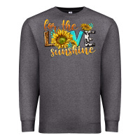 Charcoal Heather for the love sunshine Premium Sweatshirt - NancyCooperArtShop