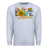 Heather Grey for the love sunshine Premium Sweatshirt - NancyCooperArtShop