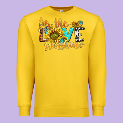 For The Love Sunshine Premium Sweatshirt Designed By Nancycooperartshop