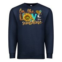 Navy for the love sunshine Premium Sweatshirt - NancyCooperArtShop