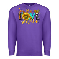 Purple for the love sunshine Premium Sweatshirt - NancyCooperArtShop