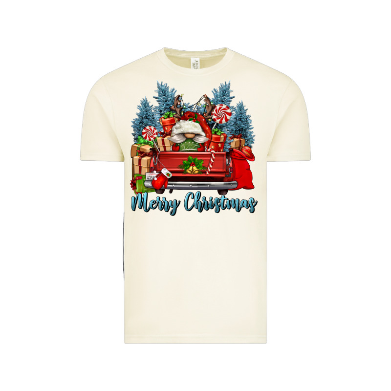 Merry Christmas Gnomes Truck Vintage Tee by FaDigitalArtStudio | Teevron