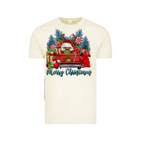 Vintage Arctic merry christmas gnomes truck Vintage Tee - FaDigitalArtStudio