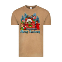 Vintage Camel merry christmas gnomes truck Vintage Tee - FaDigitalArtStudio
