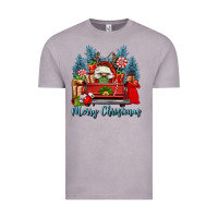 Vintage Zinc merry christmas gnomes truck Vintage Tee - FaDigitalArtStudio