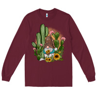 Burgundy cactus gnomes Long Sleeve Tee - JahusDesignShop