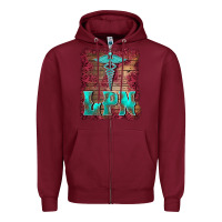 Burgundy licensed practical nurse medical symbol  background Zipper Hoodie - BarkalooDesign