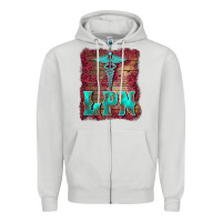 Dove Grey licensed practical nurse medical symbol  background Zipper Hoodie - BarkalooDesign