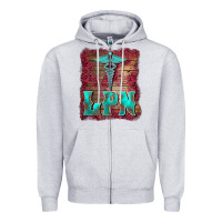 Heather Grey licensed practical nurse medical symbol  background Zipper Hoodie - BarkalooDesign