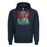 Navy licensed practical nurse medical symbol  background Zipper Hoodie - BarkalooDesign