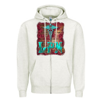 Oatmeal Heather licensed practical nurse medical symbol  background Zipper Hoodie - BarkalooDesign