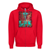 Red licensed practical nurse medical symbol  background Zipper Hoodie - BarkalooDesign