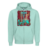Seafoam licensed practical nurse medical symbol  background Zipper Hoodie - BarkalooDesign