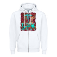 White licensed practical nurse medical symbol  background Zipper Hoodie - BarkalooDesign