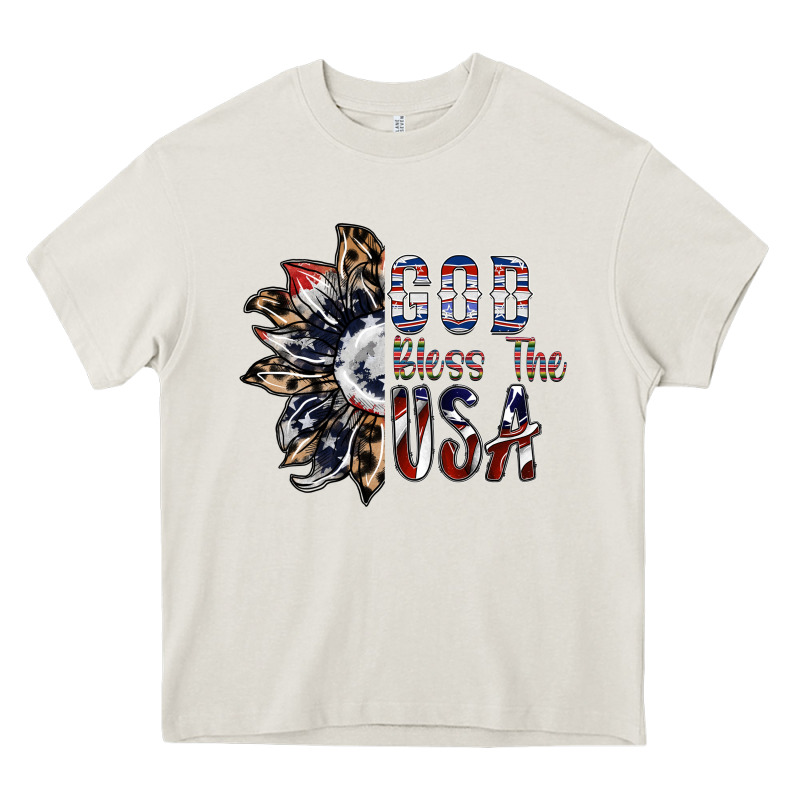 God Bless The Usa Heavy Core Tee by SublimationCraftShop | Teevron