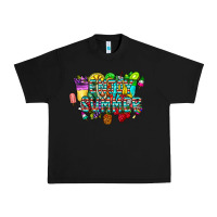 Black enjoy summer Urban Heavy Tee - CowhideDigitalArt
