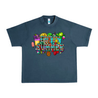 Midnight Navy enjoy summer Urban Heavy Tee - CowhideDigitalArt