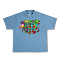 Pebble Blue enjoy summer Urban Heavy Tee - CowhideDigitalArt