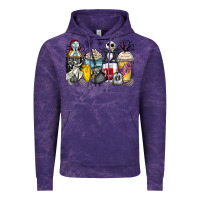 Cloud Purple cartoon characters coffee cups Vintage Hoodie - Zillion Design Studio