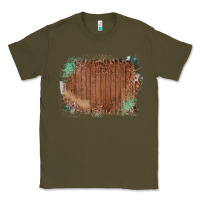 Army Green Wood Glitter Leopard Pattern Frame Classic Tee - Bettercallsaul