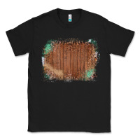 Black Wood Glitter Leopard Pattern Frame Classic Tee - Bettercallsaul