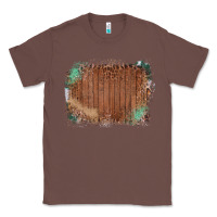 Chestnut Wood Glitter Leopard Pattern Frame Classic Tee - Bettercallsaul