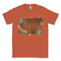 Copper Wood Glitter Leopard Pattern Frame Classic Tee - Bettercallsaul