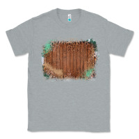 Heather Grey Wood Glitter Leopard Pattern Frame Classic Tee - Bettercallsaul