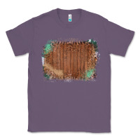 Lavender Wood Glitter Leopard Pattern Frame Classic Tee - Bettercallsaul