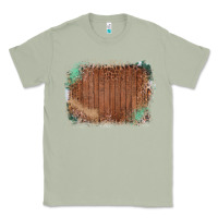 Matcha Wood Glitter Leopard Pattern Frame Classic Tee - Bettercallsaul