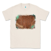 Natural Wood Glitter Leopard Pattern Frame Classic Tee - Bettercallsaul