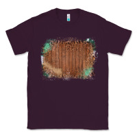 Plum Wood Glitter Leopard Pattern Frame Classic Tee - Bettercallsaul