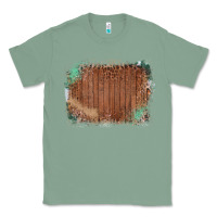 Sage Wood Glitter Leopard Pattern Frame Classic Tee - Bettercallsaul