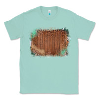 Seafoam Wood Glitter Leopard Pattern Frame Classic Tee - Bettercallsaul