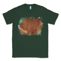 Sports Green Wood Glitter Leopard Pattern Frame Classic Tee - Bettercallsaul